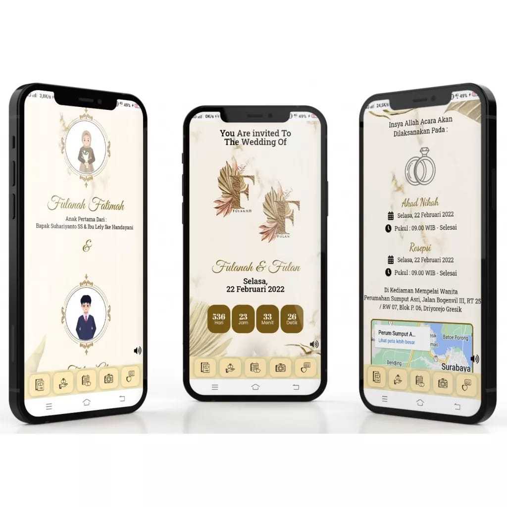 Undangan Digital Standar Murah | Erga Digital